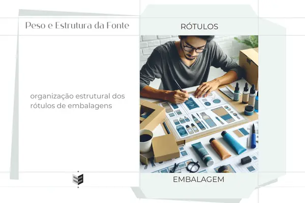 Peso e Estrutura da Fonte em Rótulos de Embalagens