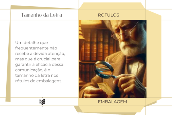 Tamanho da Letra nos Rótulos de Embalagens